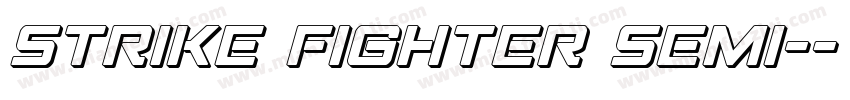 Strike Fighter Semi-字体转换